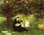 Berthe Morisot i maurecourt France oil painting artist